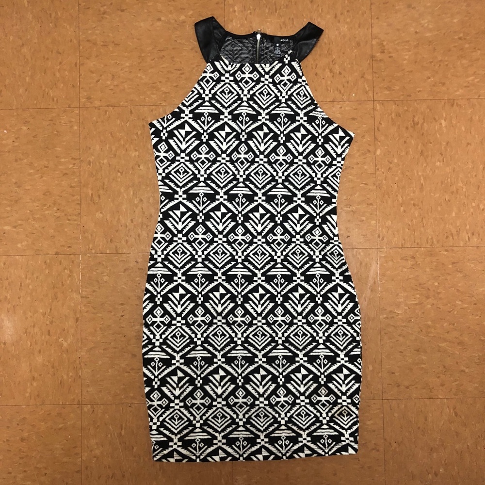 Bloomingdales bodycon Dress with Aztec print
